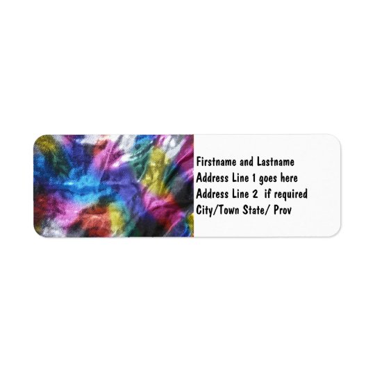 Stuck in the 70's - Disco Era Sparkles Return Address Label
