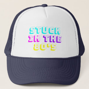 Stuck In The 80's Retro Neon Trucker Hat