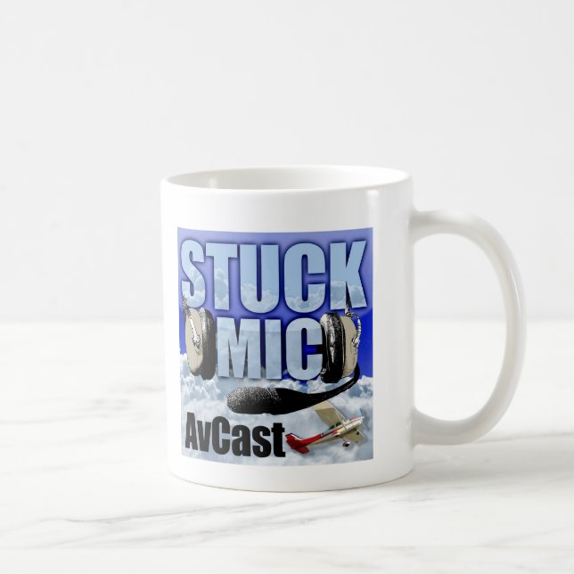 Stuck Mic AvCast Coffee Mug (Right)