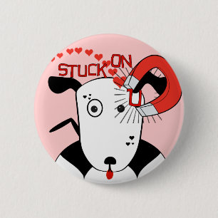 Stuck On U- Change Background colour 2 Inch Round Button
