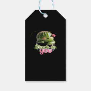 Stuck On You Cute Cactus Pun Kawaii Valentines Lov Gift Tags