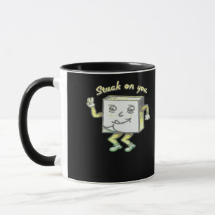 Stuck On You Post It Minimal Modern Style  Mug