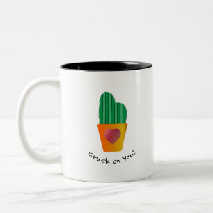 Stuck on You Two-Tone Coffee Mug