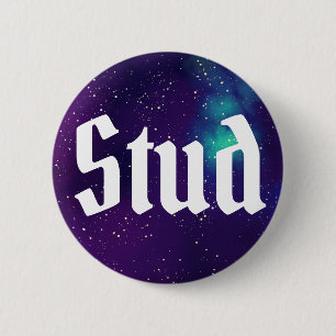 Stud Customizable Galaxy Identity 2 Inch Round Button