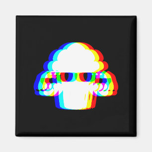 Stud Muffin Funny Muffin Varwave Edm Cyber Glitch Magnet