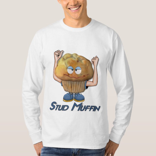 Stud Muffin Humour T-Shirt (Front)