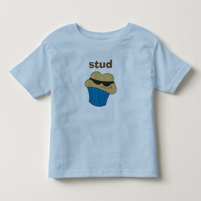 Stud Muffin Personalized Toddler T-Shirt (Front)