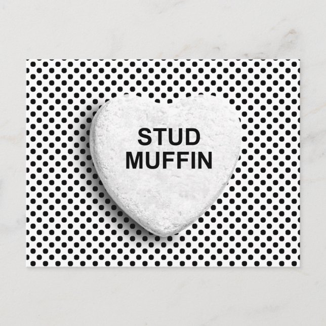 STUD MUFFIN POSTCARD (Front)
