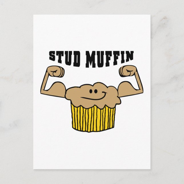 Stud Muffin Postcard (Front)
