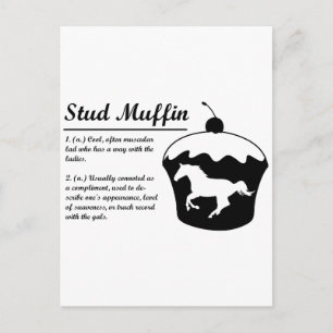 Stud Muffin Postcard