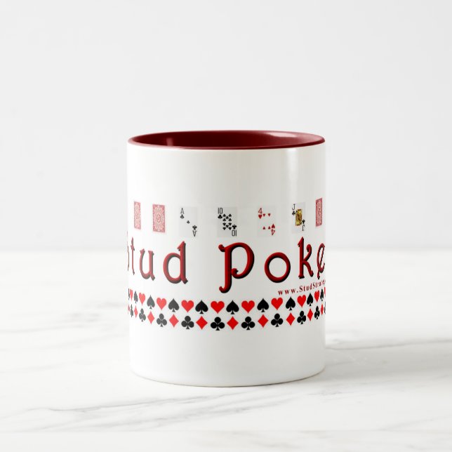 Stud Poker Mug (Large) (Center)