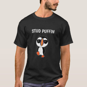 Stud Puffin Funny Bird T-Shirt