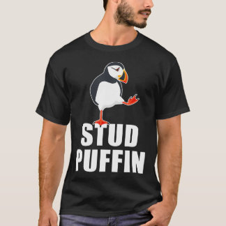  Stud Puffin Funny Seabird Puffins T-Shirt