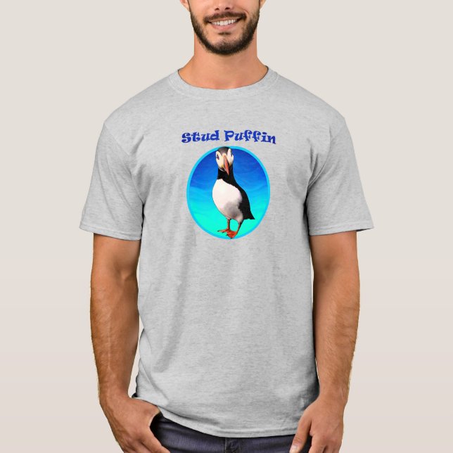 Stud Puffin ll - Men's Basic T-shirt (Front)