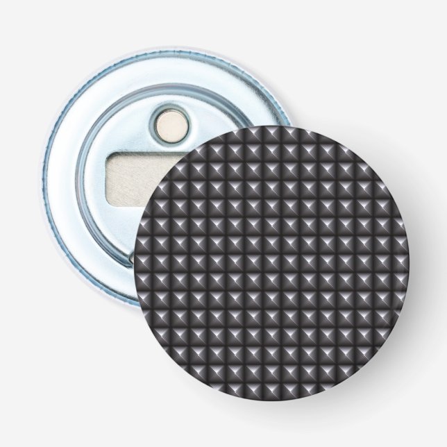 Studded Steel Texture Bottle Opener (Front)