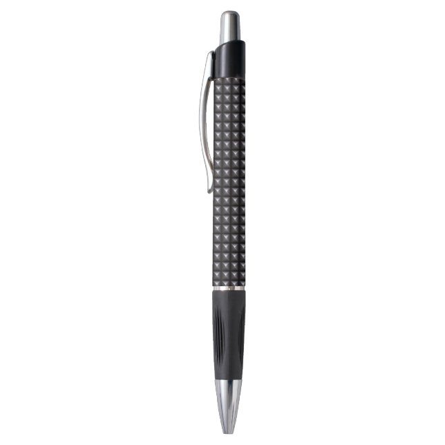 Studded Steel Texture Pen (Top (Vertical))