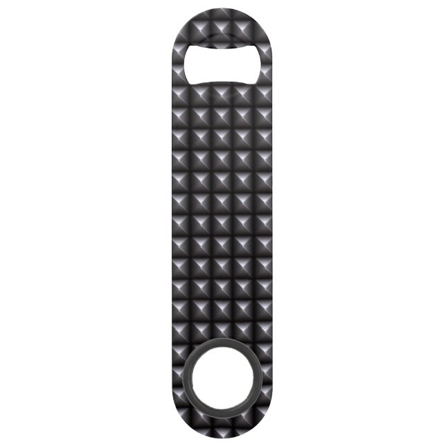 Studded Steel Texture Speed Bottle Opener (Front)