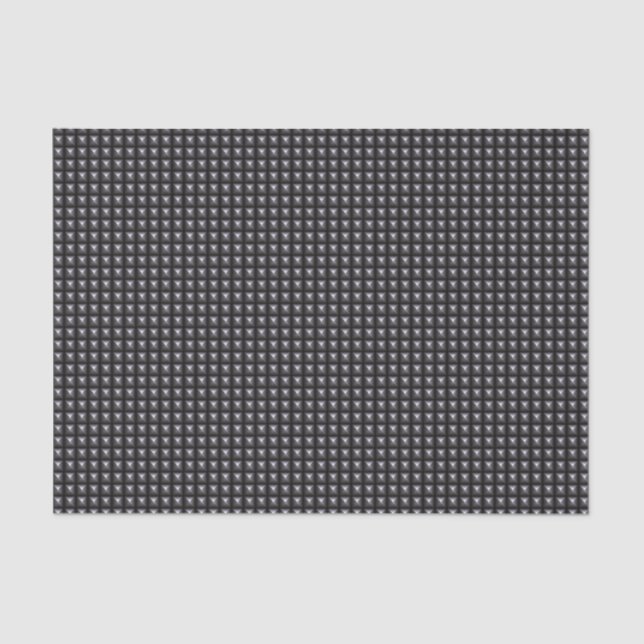 Studded Steel Texture Tissue Paper (Front)