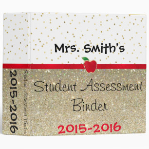 Student Assessment Binder- Customize it! Binder