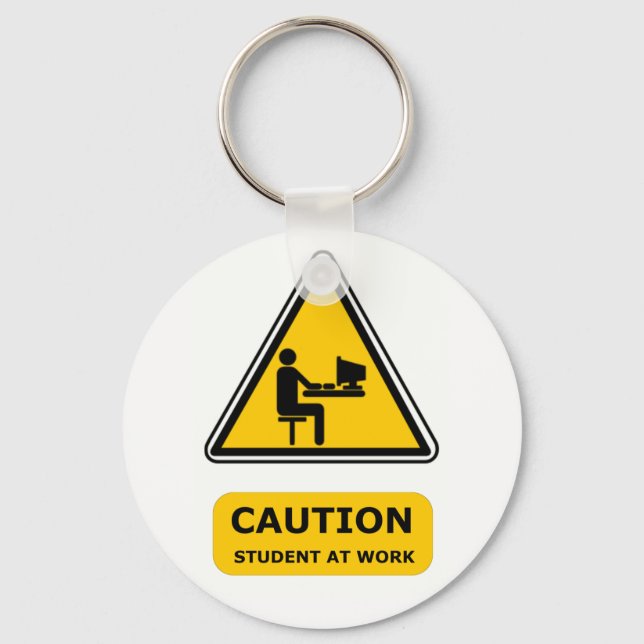 Student at work keyring (Front)