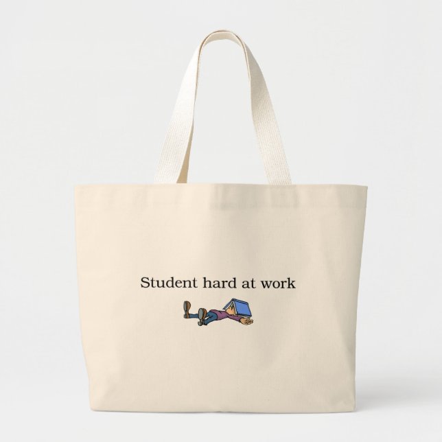 Student At Work Tote Bag (Front)