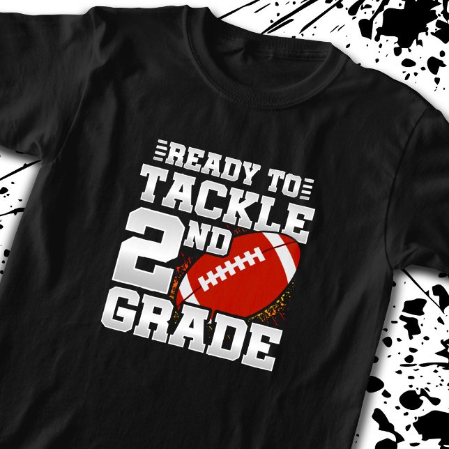 Student Back to School Ready To Tackle 2nd Grade T-Shirt (Creator Uploaded)