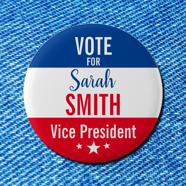 Student Council Election Vote Buttons with Stars | (Creator Uploaded)