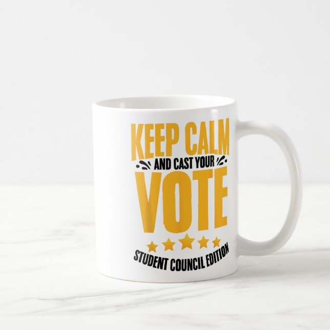 Student Council School Student Organization Cl Pre Coffee Mug (Right)