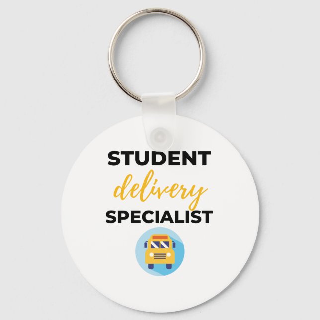 Student Delivery Specialist bl Keychain (Front)