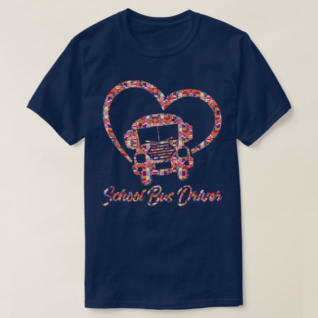 Student Delivery Specialist School Bus Driver 4 T-Shirt (Design Front)
