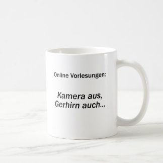 Student discourse: "Camera out, brain also" Coffee Mug