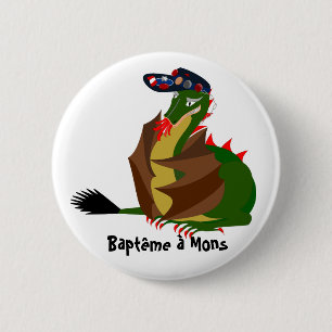 Student dragon in Mons 2 Inch Round Button