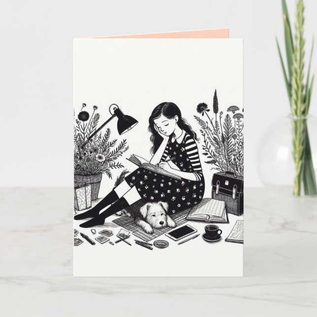 Student Folded Greeting Card (Front)