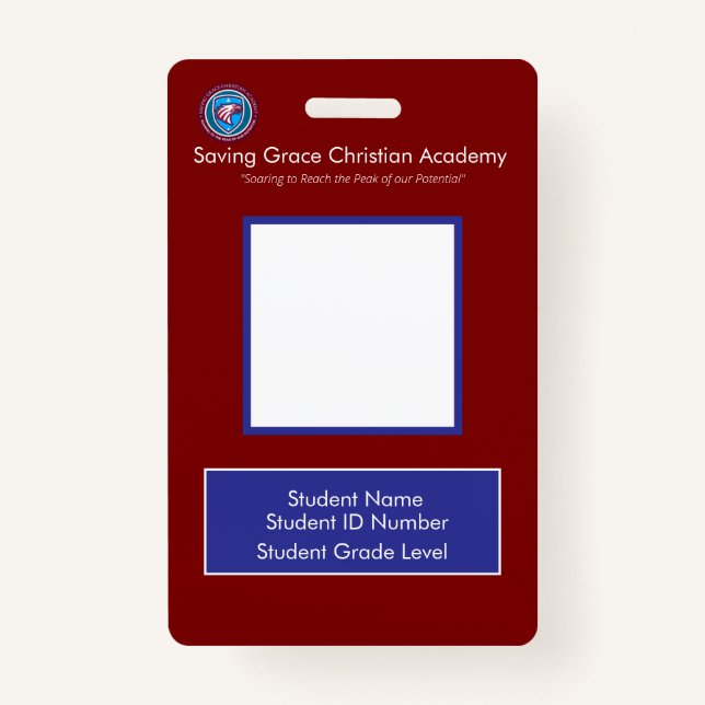 Student ID Cards Badge (Front)
