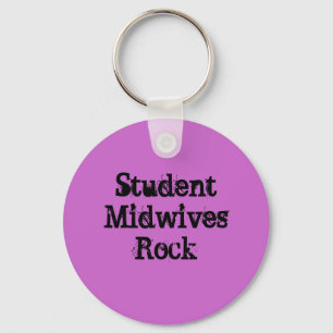 Student Midwives Rock Keychain