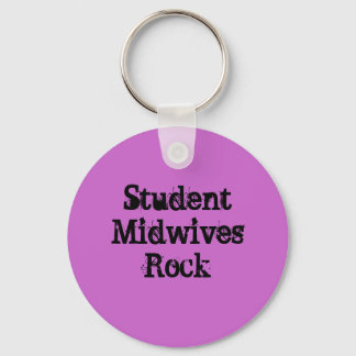 Student Midwives Rock Keychain