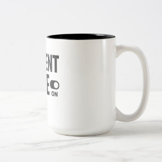 Student Mode On – Funny Study Motivation Two-Tone Coffee Mug