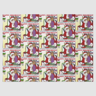 Student Naughty List Yellow Tissue Paper