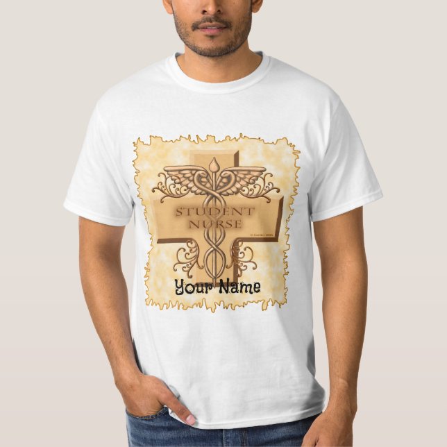 Student Nurse Caduceus T-Shirt (Front)