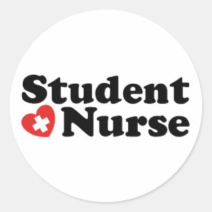 Student Nurse Classic Round Sticker