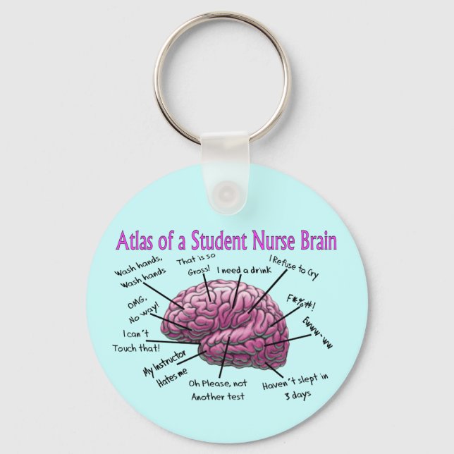 Student Nurse Gifts Keychain (Front)