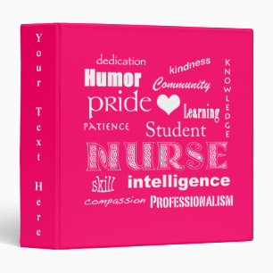 Student Nurse Pride-Attributes/Pink Binder