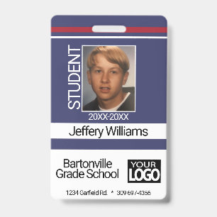 Student Photo - Blue Badge