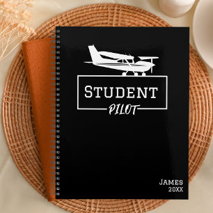 Student Pilot Cessna Airplane Custom Name Planner