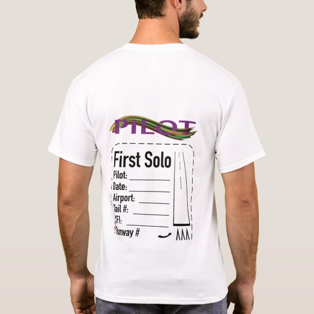 Student Pilot Solo Shirt (Back)