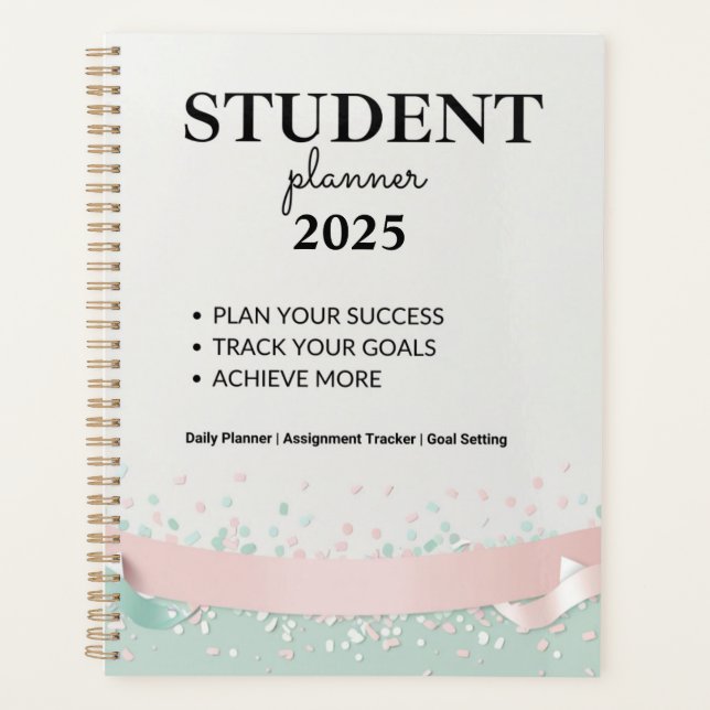 Student Planner 2025 – Personalized Daily Schedule (Front)