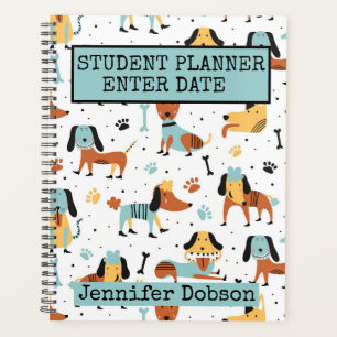 Student Planner with dogs in costume