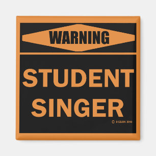 Student Singer Magnet