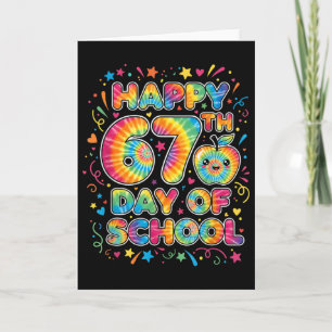 Student Six Seven Trending 67 Happy 67th Day Of Sc Card