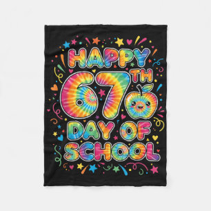 Student Six Seven Trending 67 Happy 67th Day Of Sc Fleece Blanket